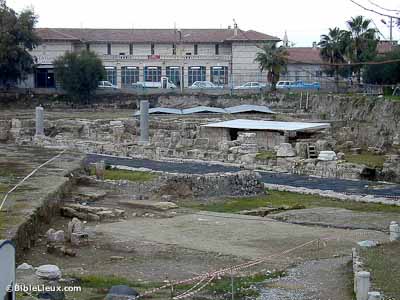 Tarse, rue de la ville et excavations